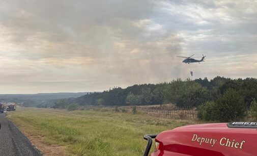 Smoke from Ross Fire drifts into Stephens County as firefighters continue to battle wildfire