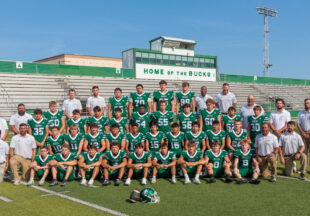 Pictures, football and watermelon at 2026 Buckaroo Watermelon Scrimmage