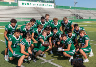Pictures, football and watermelon at 2026 Buckaroo Watermelon Scrimmage