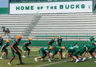 Pictures, football and watermelon at 2026 Buckaroo Watermelon Scrimmage