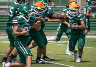 Pictures, football and watermelon at 2026 Buckaroo Watermelon Scrimmage