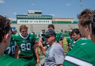 Pictures, football and watermelon at 2026 Buckaroo Watermelon Scrimmage
