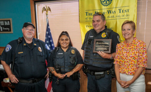 Breckenridge Police Dept. wins Battle of the Badges Blood Drive