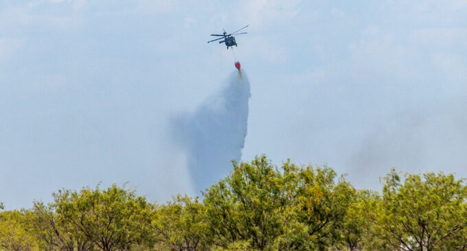 Firefighters continue to battle wildfire in Stephens County as hot, dry conditions persist
