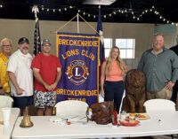 Breckenridge Lions Club installs 2026-27 officers
