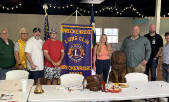 Breckenridge Lions Club installs 2026-27 officers