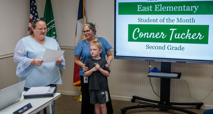 Breckenridge ISD honors first students, staff of the month for 2026-27 school year