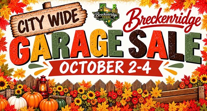 Breckenridge City-Wide Garage sale set for this weekend